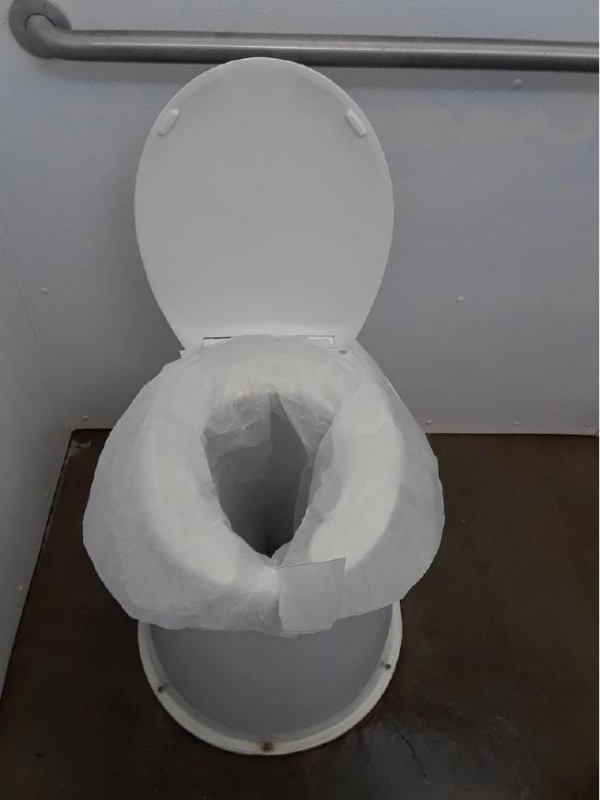 HalfLength Toilet Riser Liner SaniPaper